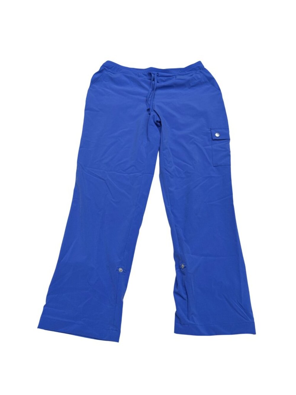 Chico's Zenergy Women's Activewear Blue Drawstring Cargo Pants, Size 0 (US 4)